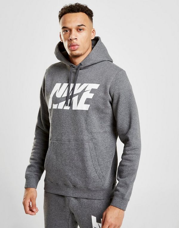 nike grey club hoodie