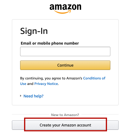 美國 Amazon 註冊教學2-登入或註冊 Amazon US 會員