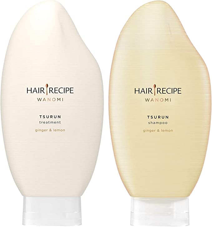 Hair Recipe頭髮洗護產品推介-WANOMI 髮之料理純米瓶米糠溫養修護洗髮套裝(生薑檸檬香氣)