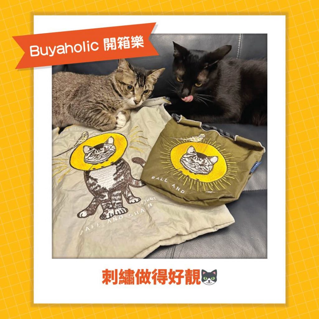 Buyaholic會員開箱分享_Ball & Chain 刺繡袋