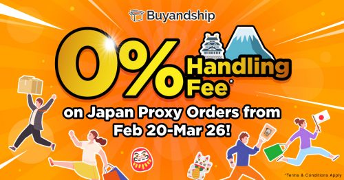 [Spring Special Offer] 0% Handling Fee on Japan Proxy Orders from Feb 20-Mar 26!