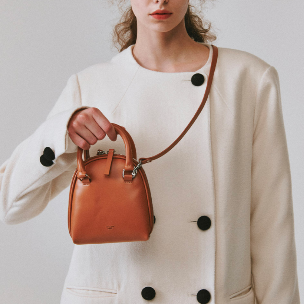 TOP 5 Recommended Mini Handbags Under $300USD 3. [Korea] Atelier Park Melrose Bag in Camel