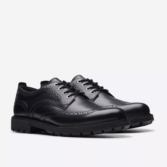 英國皮鞋品牌 Clarks Batcombe Far Black Leather