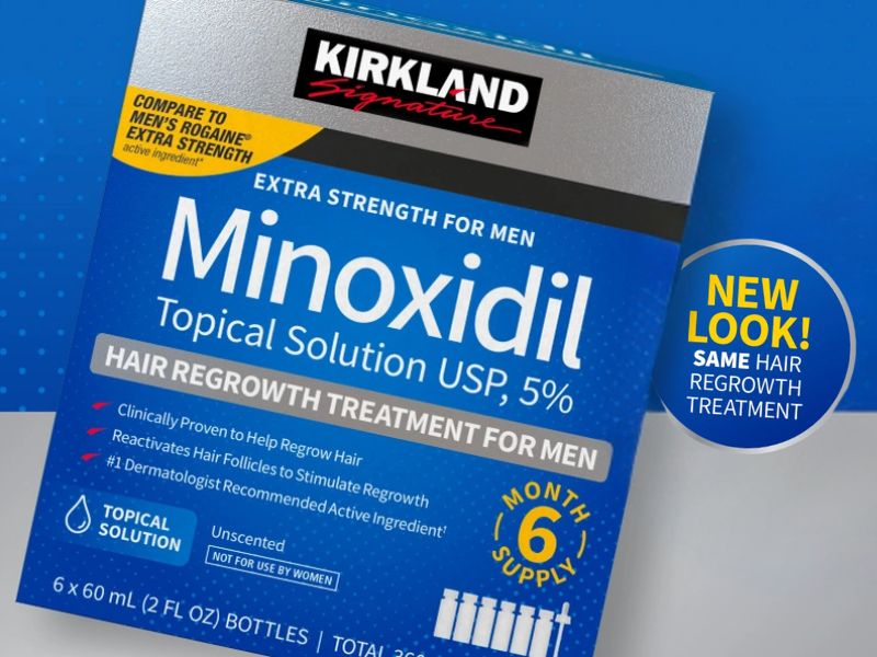 Kirkland Minoxidil 5% 男士專用生髮液 60ml x 6