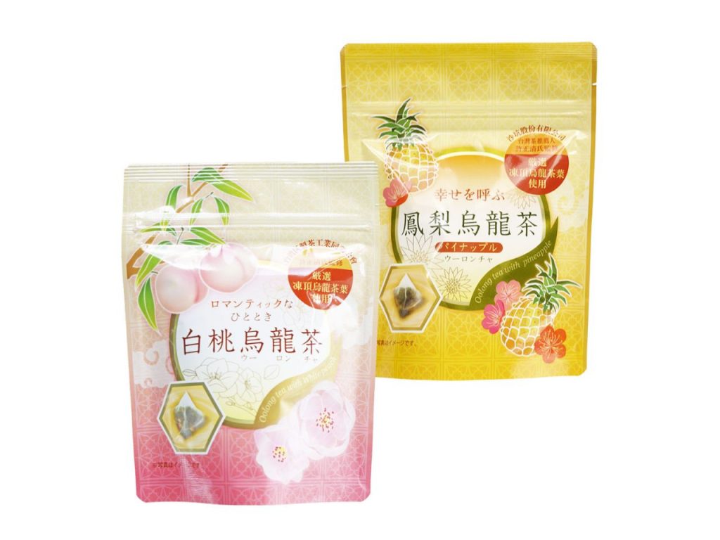 白桃烏龍茶+鳳梨烏龍茶茶包 2.5g × 2包