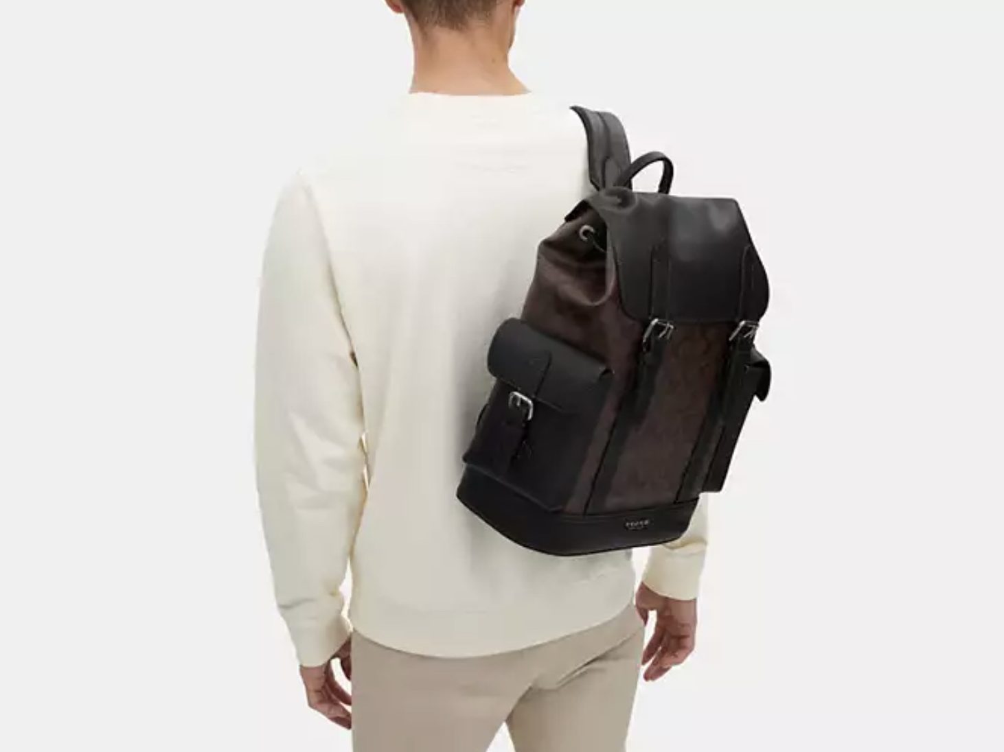 Coach - Hudson Backpack In Signature Canvas 背囊