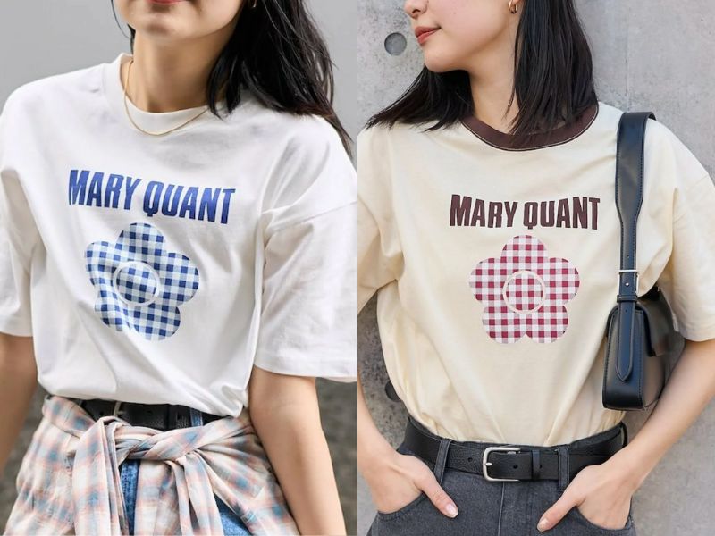 MARY QUANT — 花朵限定款半袖T恤