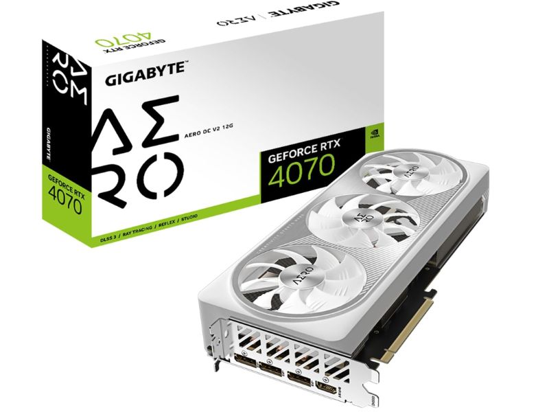 GIGABYTE GeForce RTX 4070 AERO OC 顯示卡