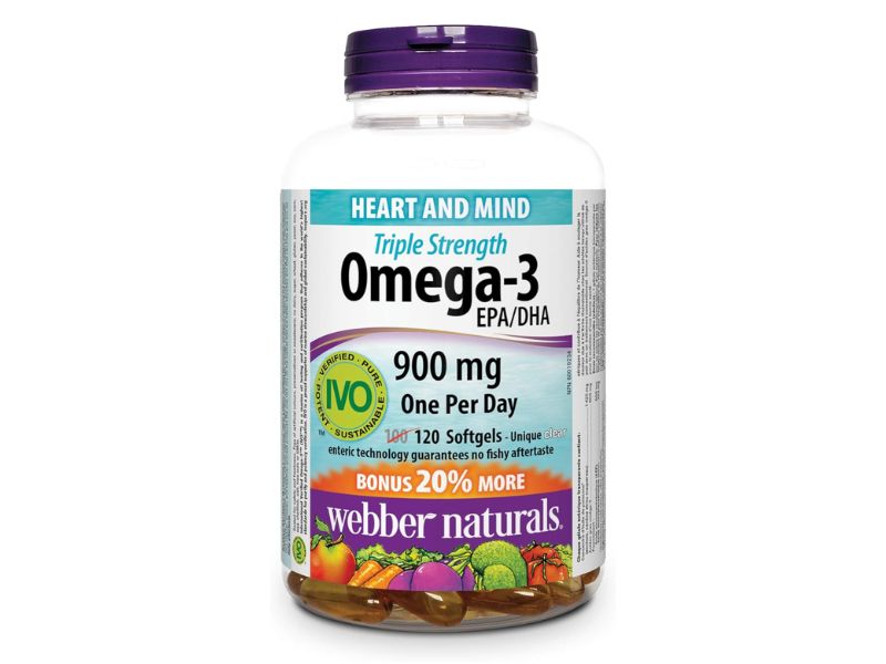 【加拿大 Amazon】Webber Naturals Omega-3 120粒