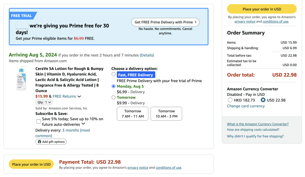 Amazon US Shopping Tutorial 06: Place Your Order