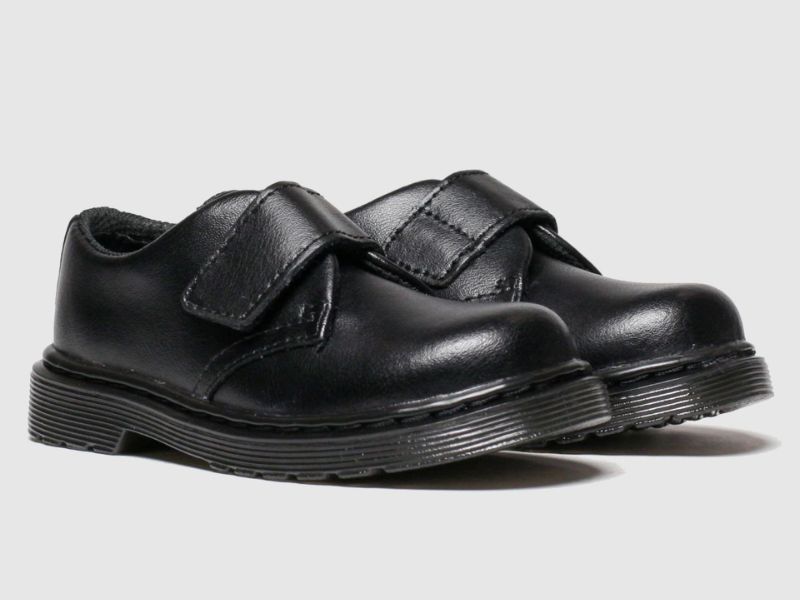 Dr. Martens black kamron Boys Toddler shoes 皮鞋