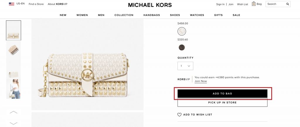 Micheal Kors 美加官網網購教學