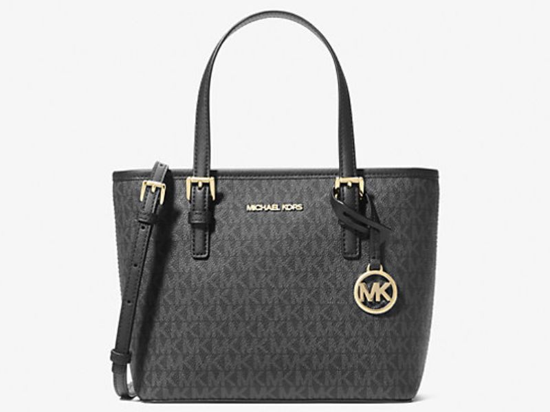 Michael Kors Jet Set Travel Extra-Small Logo Top-Zip Tote Bag