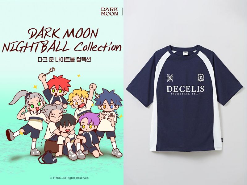 SPAO DARK MOON DECELIS 圓領短袖T恤