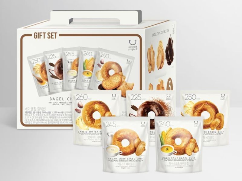 Delight Project Bagel Chips 低卡貝果片套裝 55g×5包