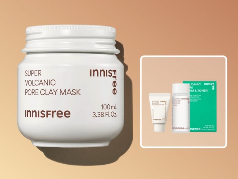 innisfree 超級火山泥毛孔清潔面膜+贈品 100ml