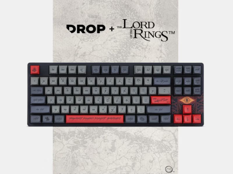 Drop + The Lord of the Rings 黑語鍵盤套裝