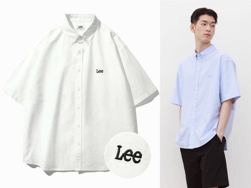 LEE Oxford Overfit Short Sleeve Shirt