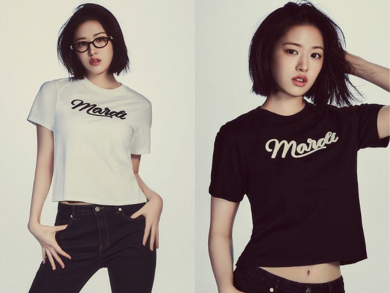 Mardi Mercredi Vintage Logo Slim T-Shirt