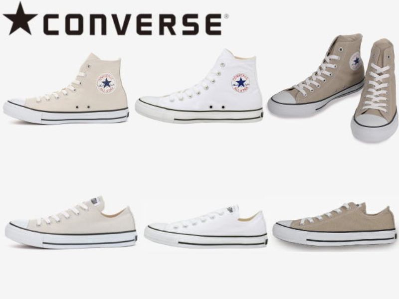 7. Converse - Canvas All Star Colors OX HI