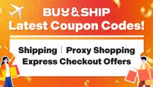 Buy&Ship Promo Code Offer! Enjoy Free Proxy Shopping and Save extra 2% discount select regions!