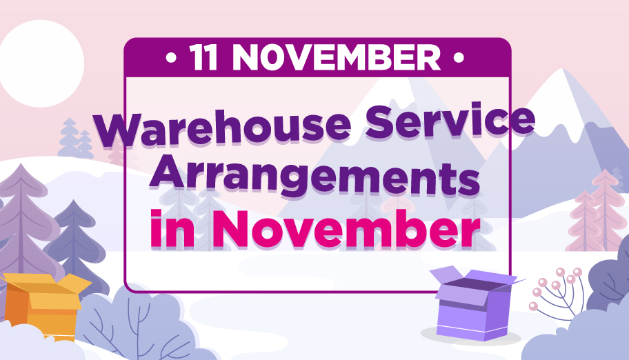 Warehouse Service Arrangements in November