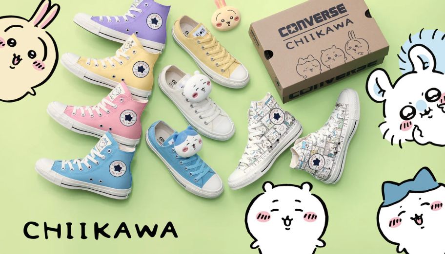 Converse聯名款盤點！CHIIKAWA、Hot Wheels等熱賣帆布/厚底鞋$4xx起日本官網入手