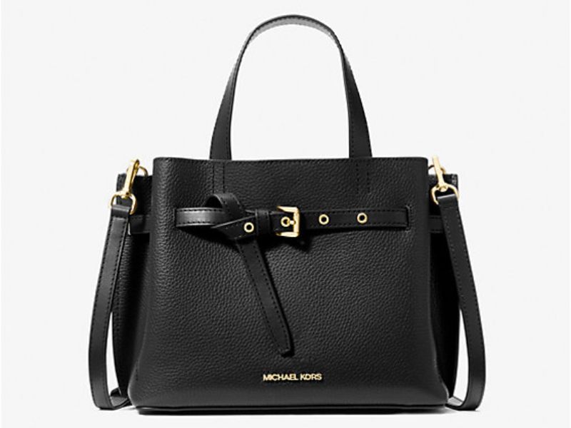 Michael Kors Emilia Small Pebbled Leather Satchel