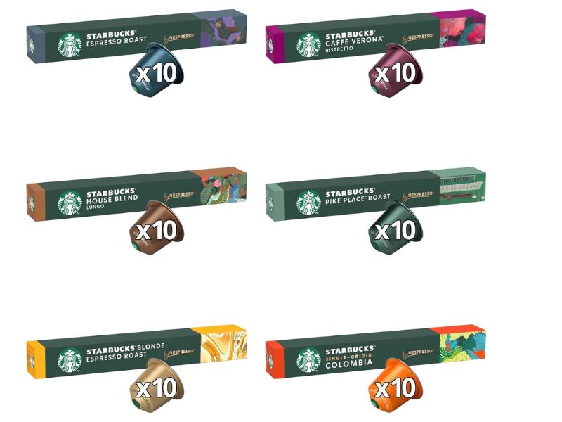 STARBUCKS by Nespresso, Coffee Capsules 咖啡膠囊組合 (60 Capsules) 