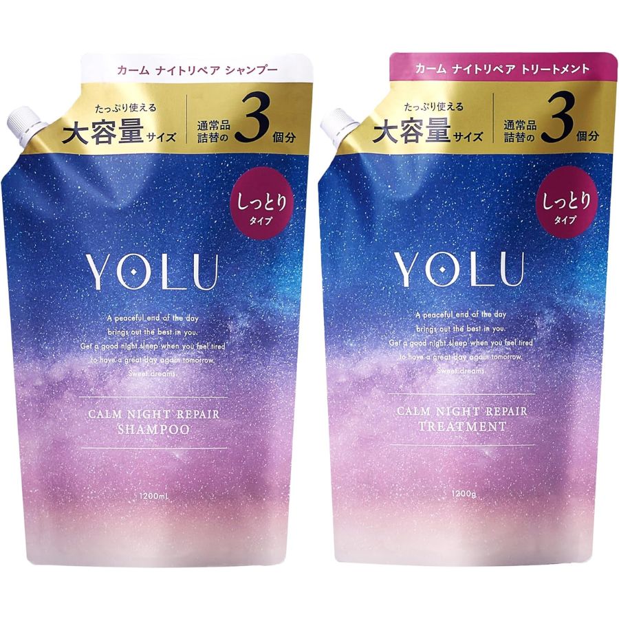 YOLU 洗髮護髮素套裝 1200+1200ml