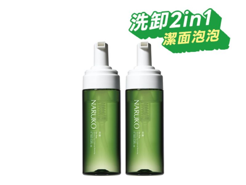 茶樹粉刺快閃洗卸兩用慕絲 150ml