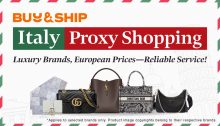 Buy&Ship Italy Proxy Shopping is Back! Shop Luxury Brands at European Prices + $0 Service Fee !