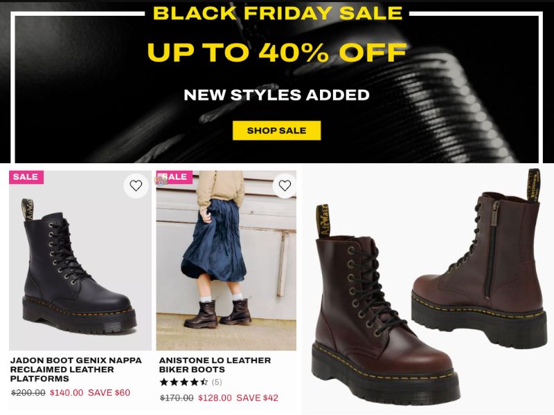 Dr Martens - 英國、美國官網＋百貨專區劈至 3 折 