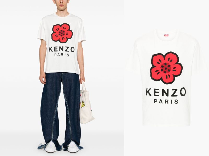 KENZO Boke flower cotton t-shirt