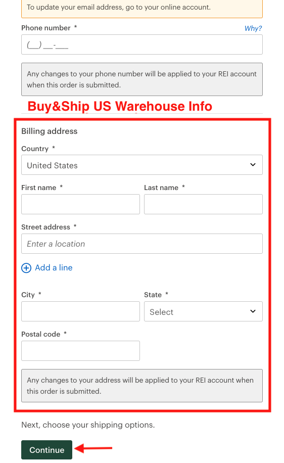 How to Shop REI US and Ship to HK with Buy&Ship