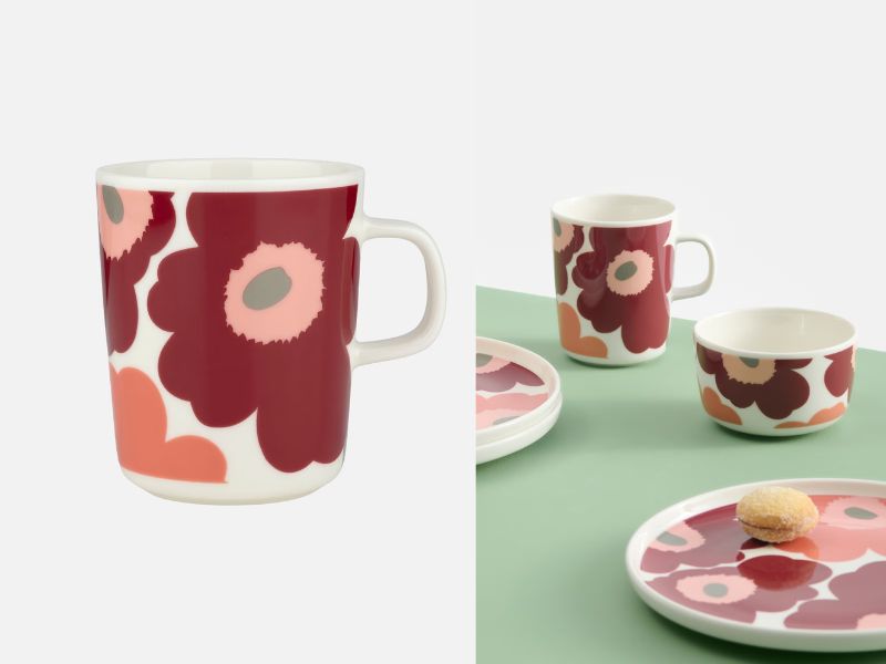 Marimekko Oiva / Unikko Mug 2.5DL