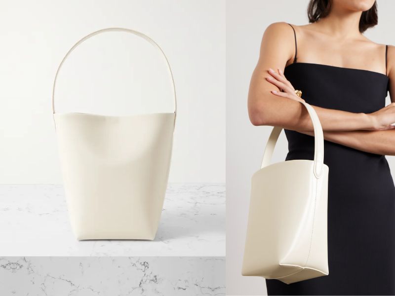 The Row N/S Park small leather tote