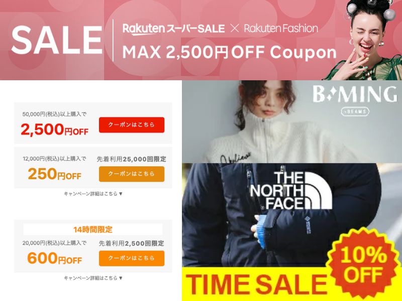 Rakuten Fashion Super Sale 優惠