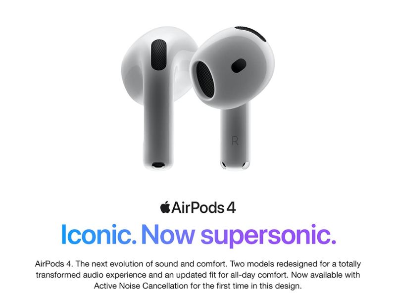 聖誕節交換禮物推薦-Apple AirPods 4 with ANC