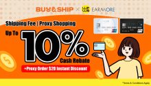 Buy&Ship x WeWa  / EarnMORE Privileges Promotion ! Enjoy Up To 10% Cash Rebate Plus Extra Rewards!