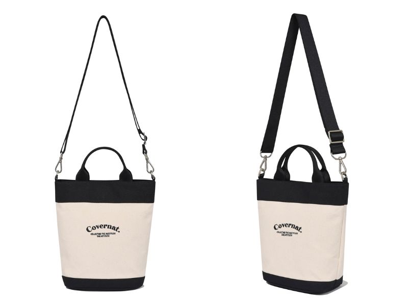 COVERNAT 2-WAY Canvas Bucket Bag