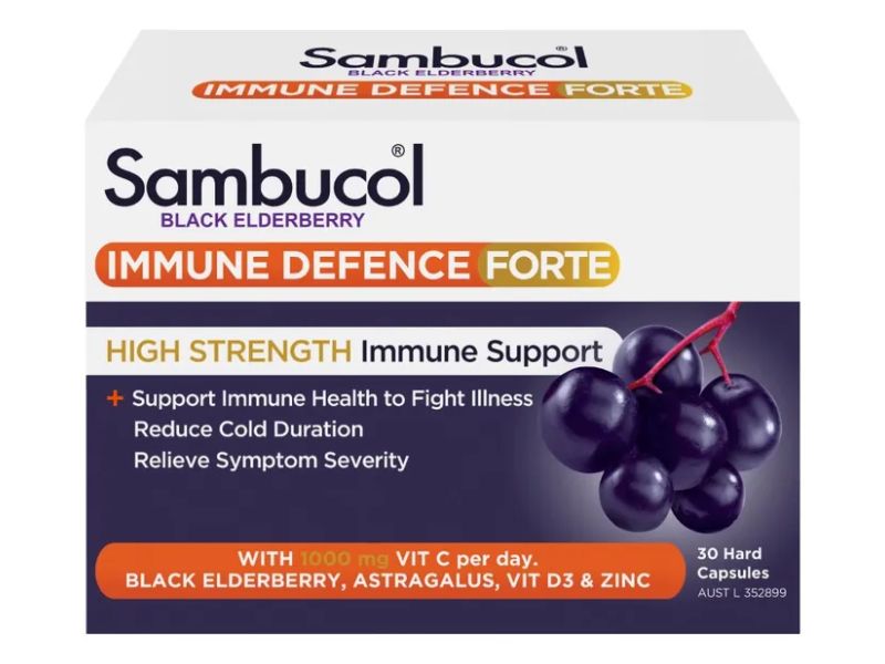 Pharmacy Online -Sambucol Immune Defence Forte High Strength Cap X 30