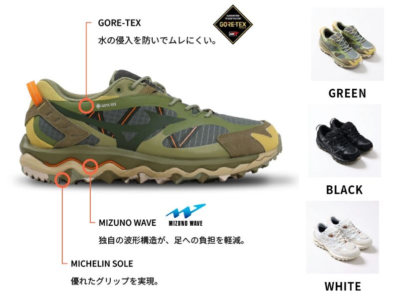 MIZUNO WAVE MUJIN TL GTX 防水運動鞋