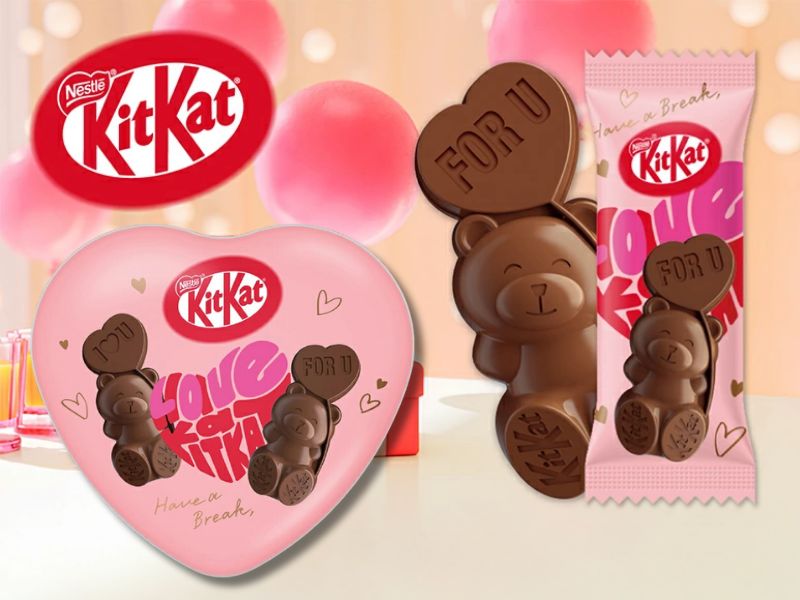 KitKat Heartful Bear 心形熊朱古力禮盒