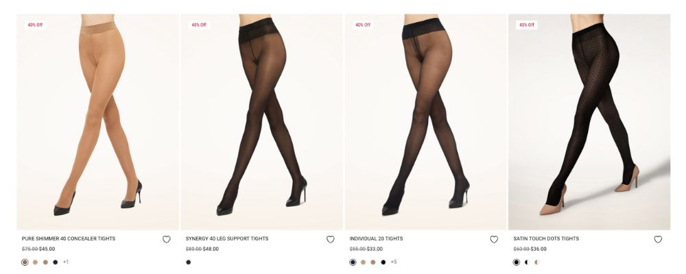 Wolford 特價絲襪半價起