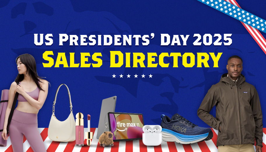 US Presidents’ Day Sales Directory 2025! Shop 40+ Deals & Promo Codes