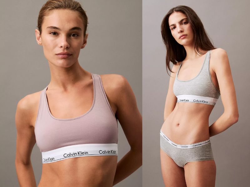 3. Calvin Klein Icon Cotton Modal Unlined Bralette