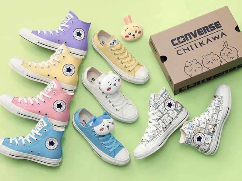 Converse × CHIIKAWA Canvas Sneakers