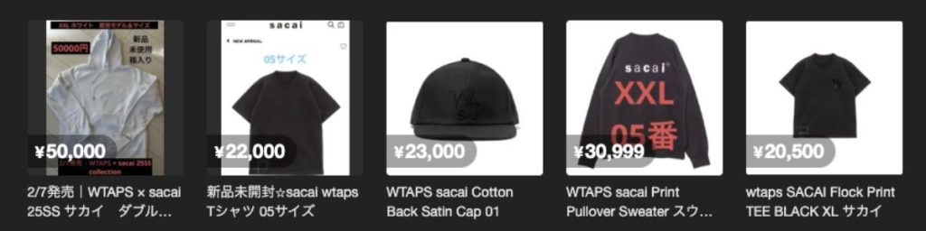 sacai × WTAPS